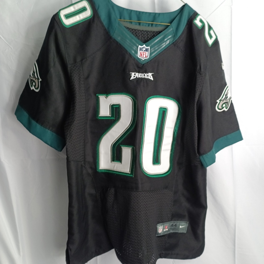 Nike NFL Philadelphia Eagles Brian Dawkins 20 Jersey Black Size 44 Stitched